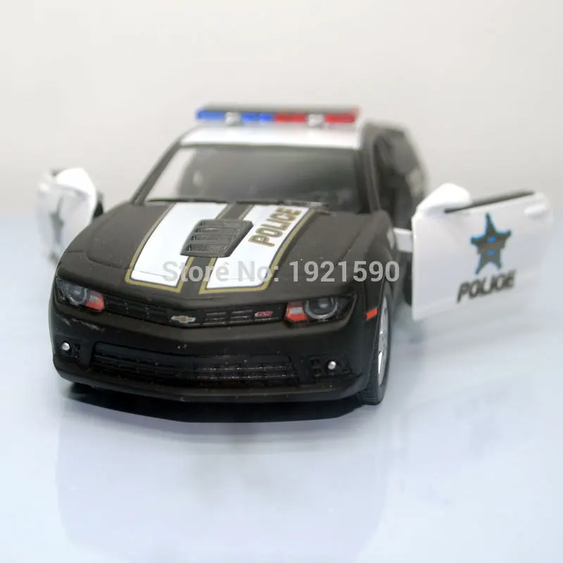 Автомобиль под давлением KT 1/38 игрушечный автомобиль США Chevrolet Camaro полиция литый
