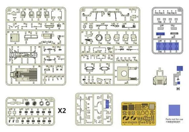 T-MODEL TM-7204 1/72 U. S. HMMWV M1114 w/M153 CROWSII-Scale модельный комплект