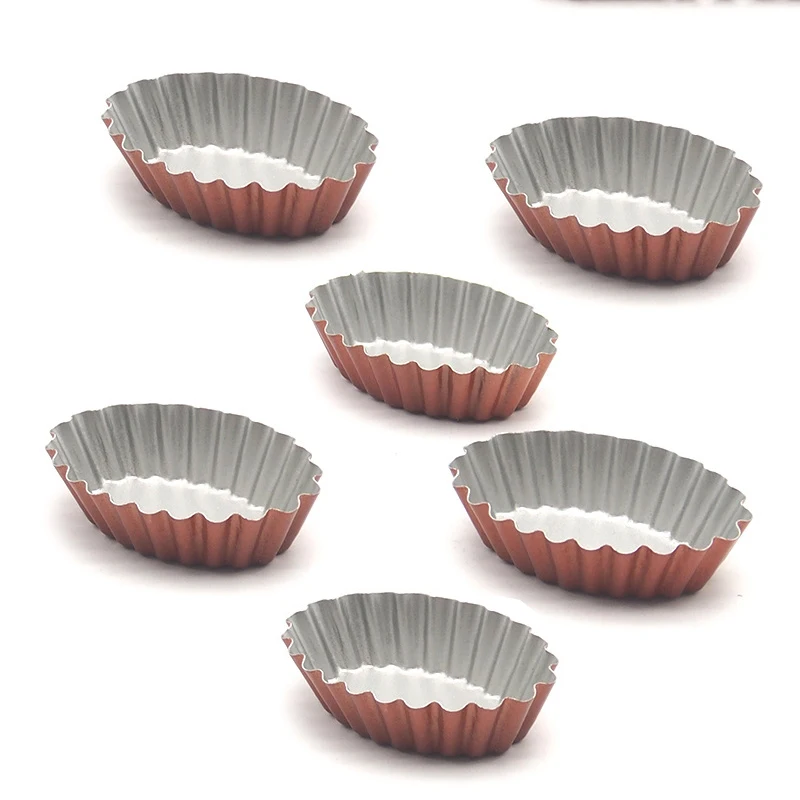 12-Pack овальная форма для выпечки яиц, кексов и кексов, антипригарная форма для выпечки, инструменты для выпечки от Leeseph