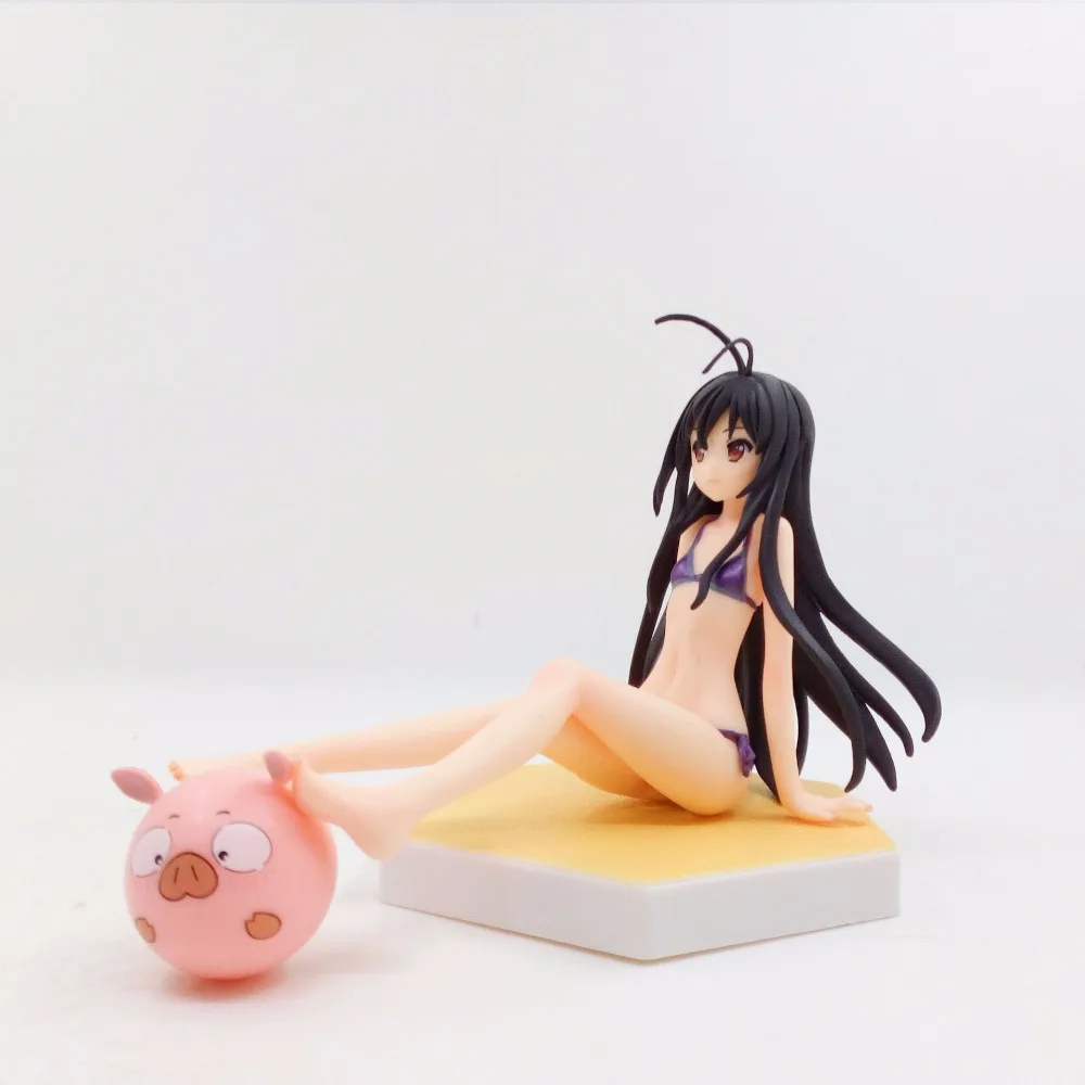 MCR аниме 8 см купальник Accel World Kuroyuki hime фигурку игрушки кукла Рождественский