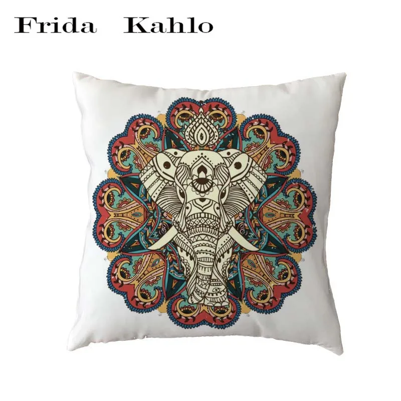 13 Классическое изображение Будды наволочка из полиэстера персиковой кожи Теплый Алфавит лотоса фаленопсис торжественная Подушка с рисунком украшения дома - Цвет: 13
