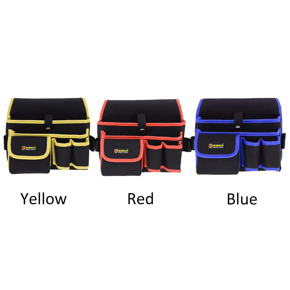 

Multifunctional Toolkit Waist Bag with Detachable Belt Tool Bag Waterproof Wear-resistant Maintenance Construction tool pouch