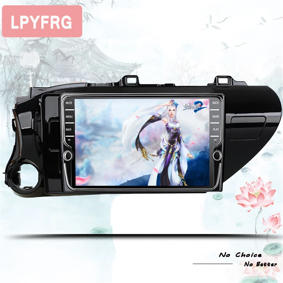 9 дюймов Android 9,1 блок для TOYOTA Hilux автомобильный DVD видео радио плеер Мультимедиа Навигация gps аудио стерео