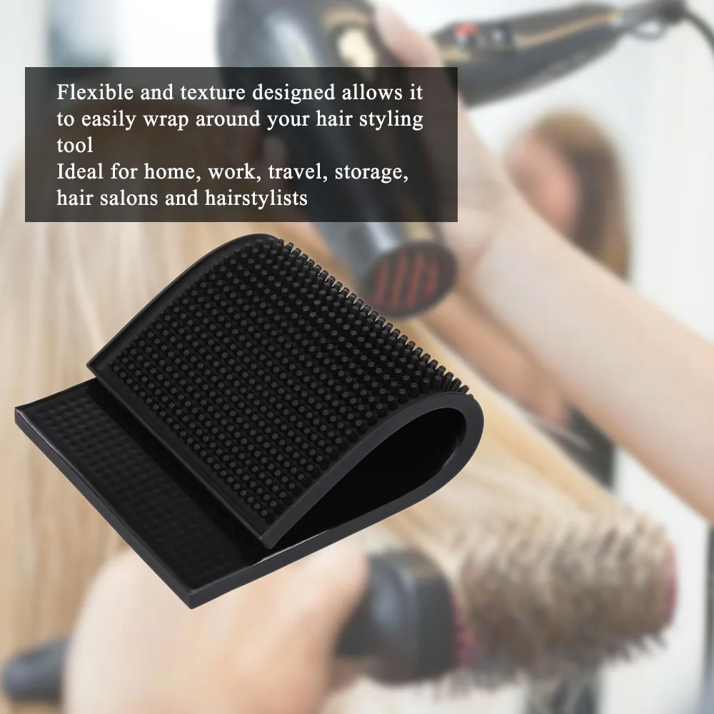 Silicone Heat Resistant Mat Anti-heat For Hair Straightener Curling Iron Tools Care Tool Salon Use Styling | Красота и здоровье