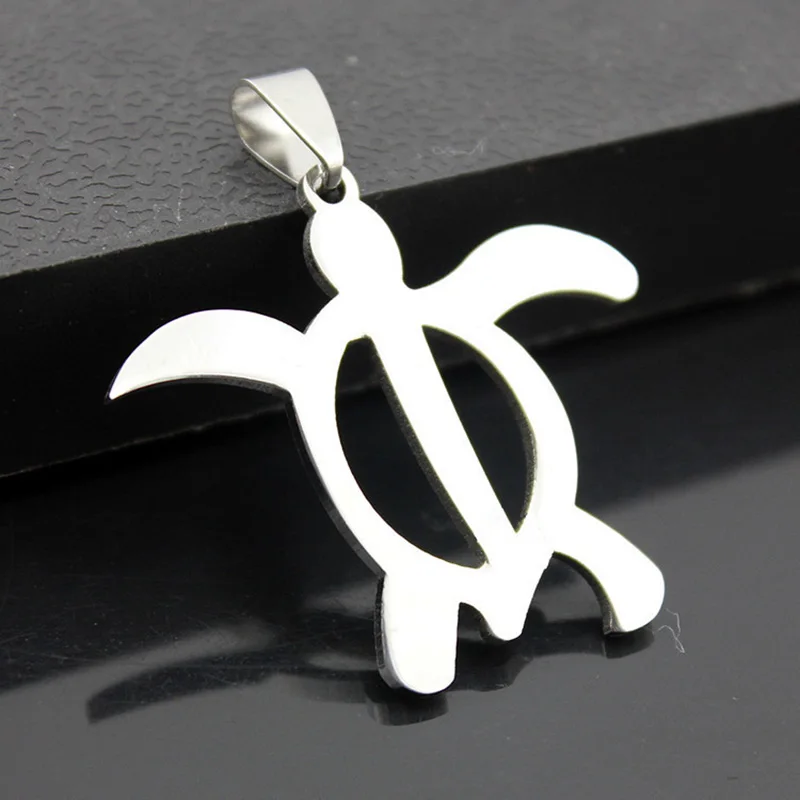 10 шт./лот женские и мужские ожерелья с черепахами шаровая цепочка из нержавеющей