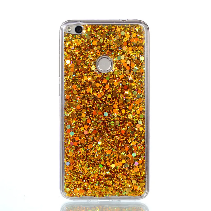 Huawei P8 Lite 2017 Shining Case Soft Silicone TPU Shiny Glitter Back Cover Phone for Honor 8 5.2&quot |