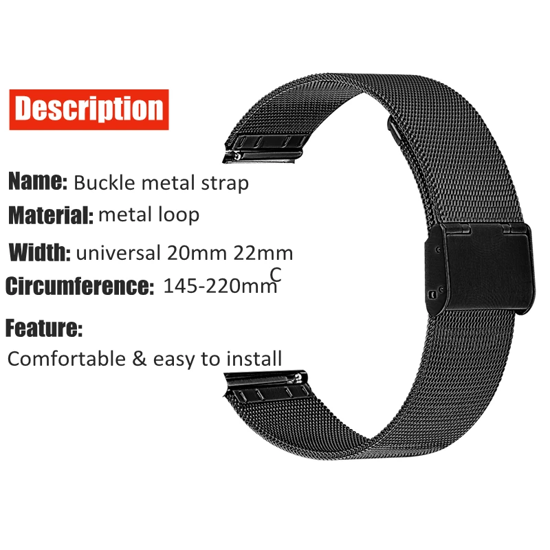 YUEDAER с декоративной металлической пряжкой и ремешок на запястье для Xiaomi Amazfit Bip/Bip Lite ремешок 20/22 мм ремешок для наручных часов для Amazfit Stratos 2 2S ногу ремешками