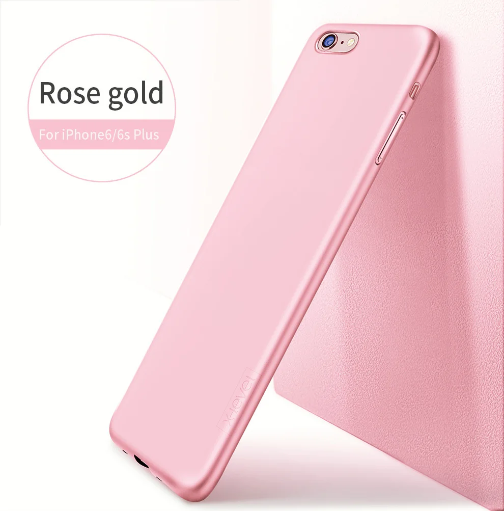 X-Level Силиконовый ТПУ чехол для телефона для iPhone X XS XR XS MAX 7 8 Plus ультратонкий 360 Защитный задний Чехол для iPhone 6 6S Plus SE