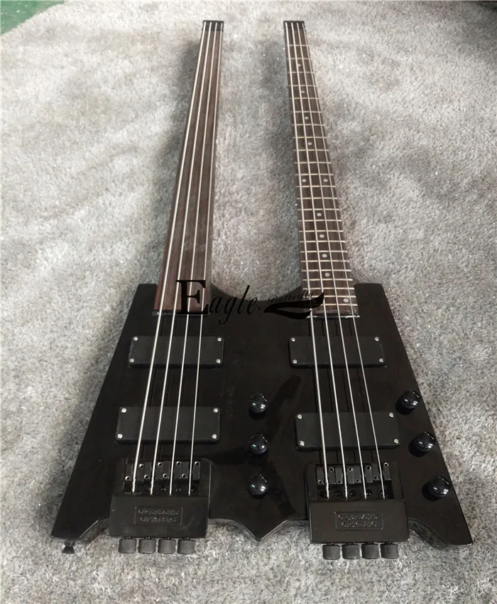 Орел. Басовая электрическая гитара Butterfly Современная индивидуальная безголовая
