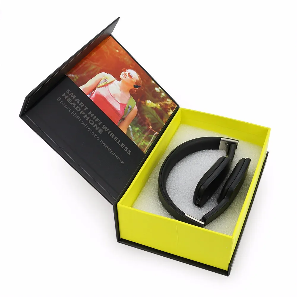 Jqaiq Беспроводная Bluetooth 4,1 стерео гарнитура спортивные складные Hifi музыкальные наушники с микрофоном для Iphone Android samsung Sony LG