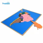 Детская игрушка, карта Южной Америки, обучающие и обучающие товары для раннего развития детей, детские игрушки, игрушки