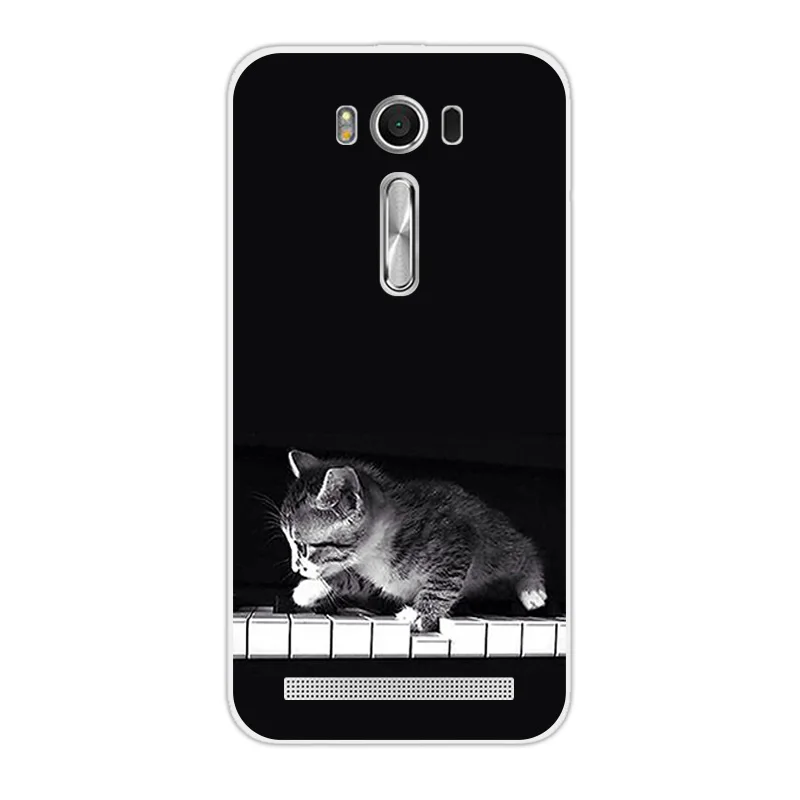 Для ASUS ZenFone 2 Laser ZE500KL чехол Dif Cat дизайнерский силиконовый чехол на заднюю панель для Funda Asus ZE500KL Phone Capa мягкий чехол из ТПУ