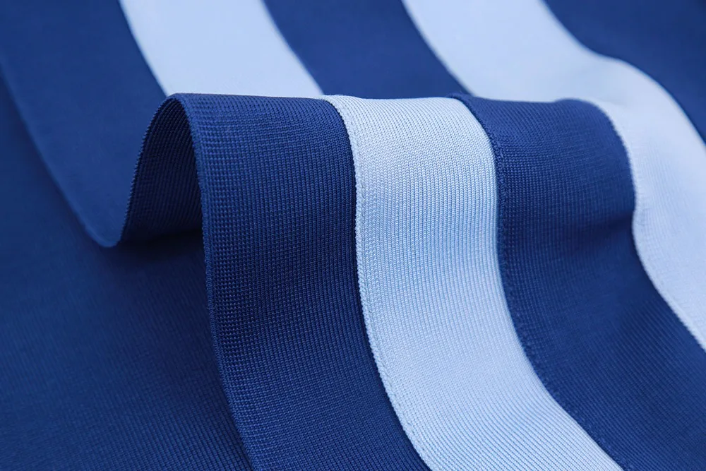 Новое поступление женские синий без рукавов с открытыми плечами в полоску