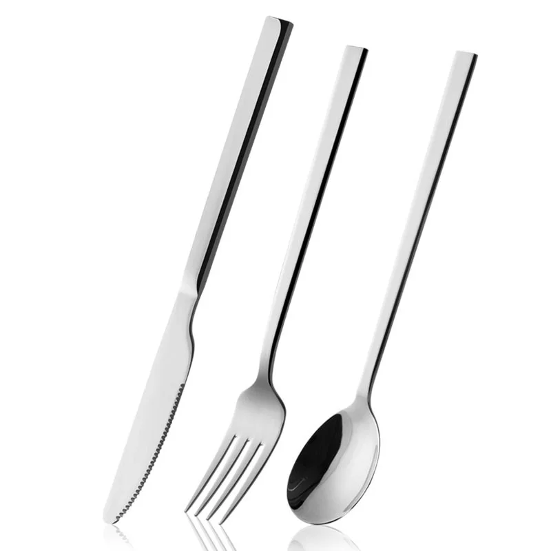 

Dinnerware Set Stainless Steel Tableware Luxury Cutlery Set Vintage Quality Knife Fork Dining Dinner Set Western 30pcs=10set