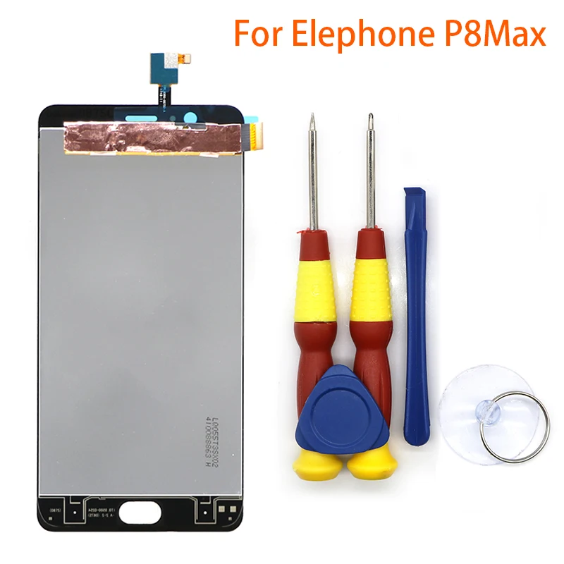 Сенсорный экран ЖК-дисплей Дисплей ЖК-дисплей Экран для Elephone P8max p8 max Запчасти для авто+ инструмент для демонтажа+ 3 М клей