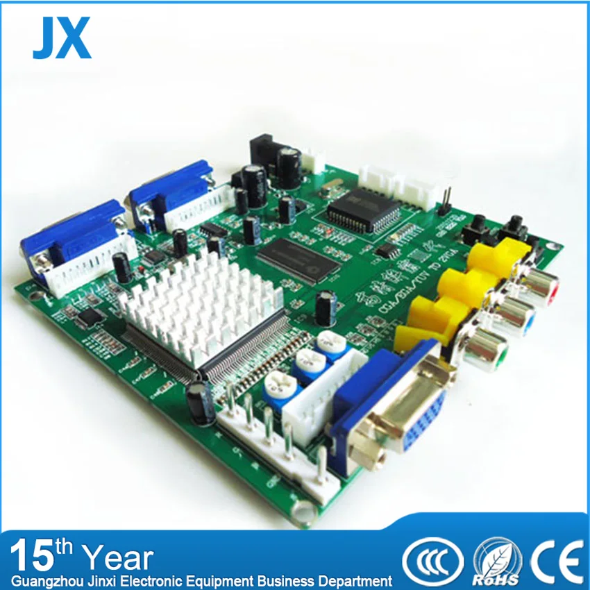 2016 Новая аркадная игра RGB/CGA/EGA/YUV К VGA HD видеоконвертерная плата HD9800/GBS8200 Горячая