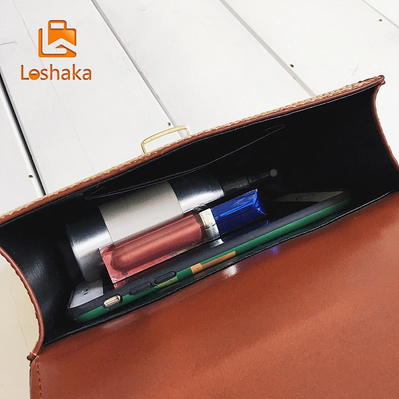 Loshaka соломы Вязание Сумки Для женщин сумка Лето Повседневное handlebag Bolsa feminina | Багаж