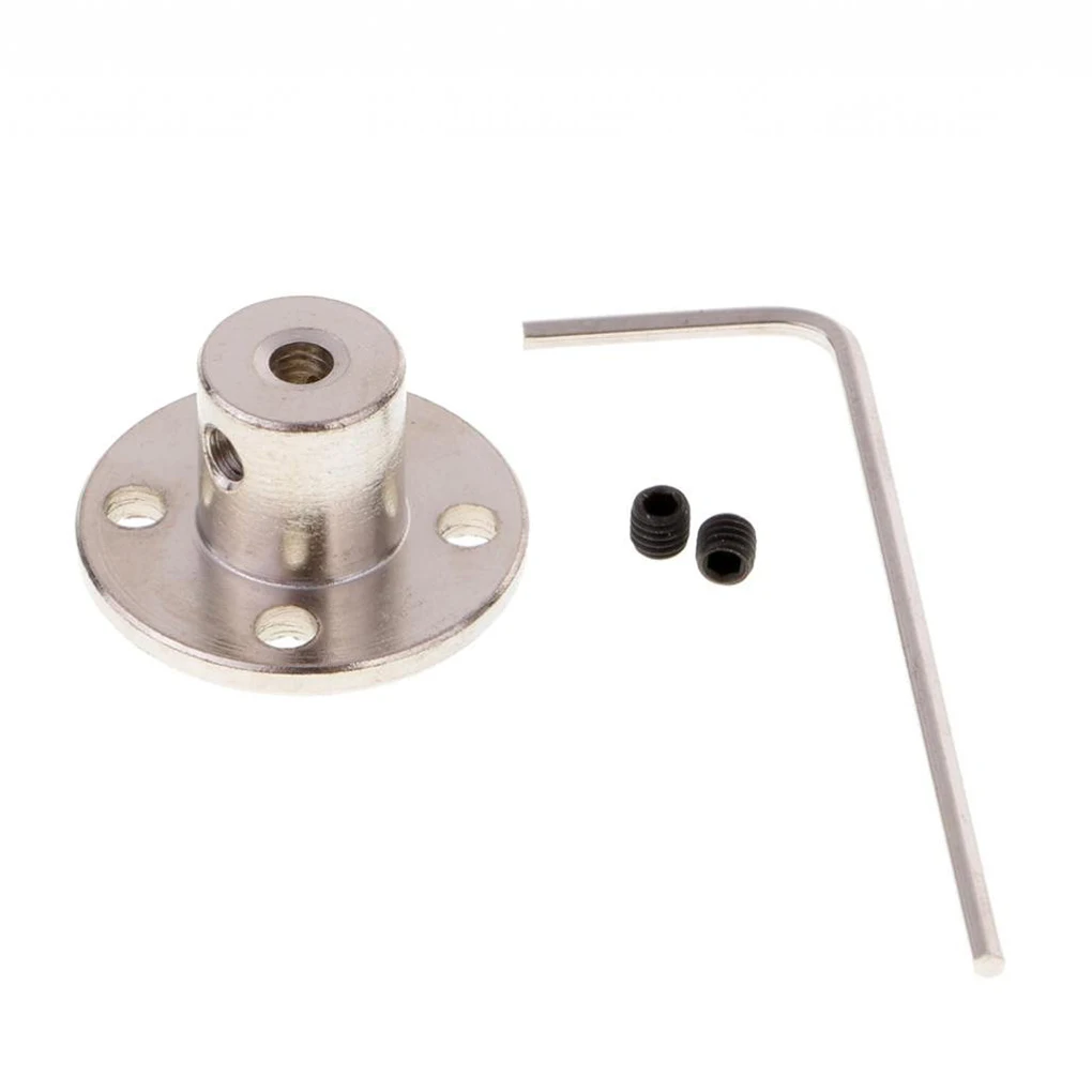 

New 3-14mm High Hardness Electroplate Steel Flange Shaft Coupling Rigid Flange Coupling Motor Guide Shaft Axis Bearing