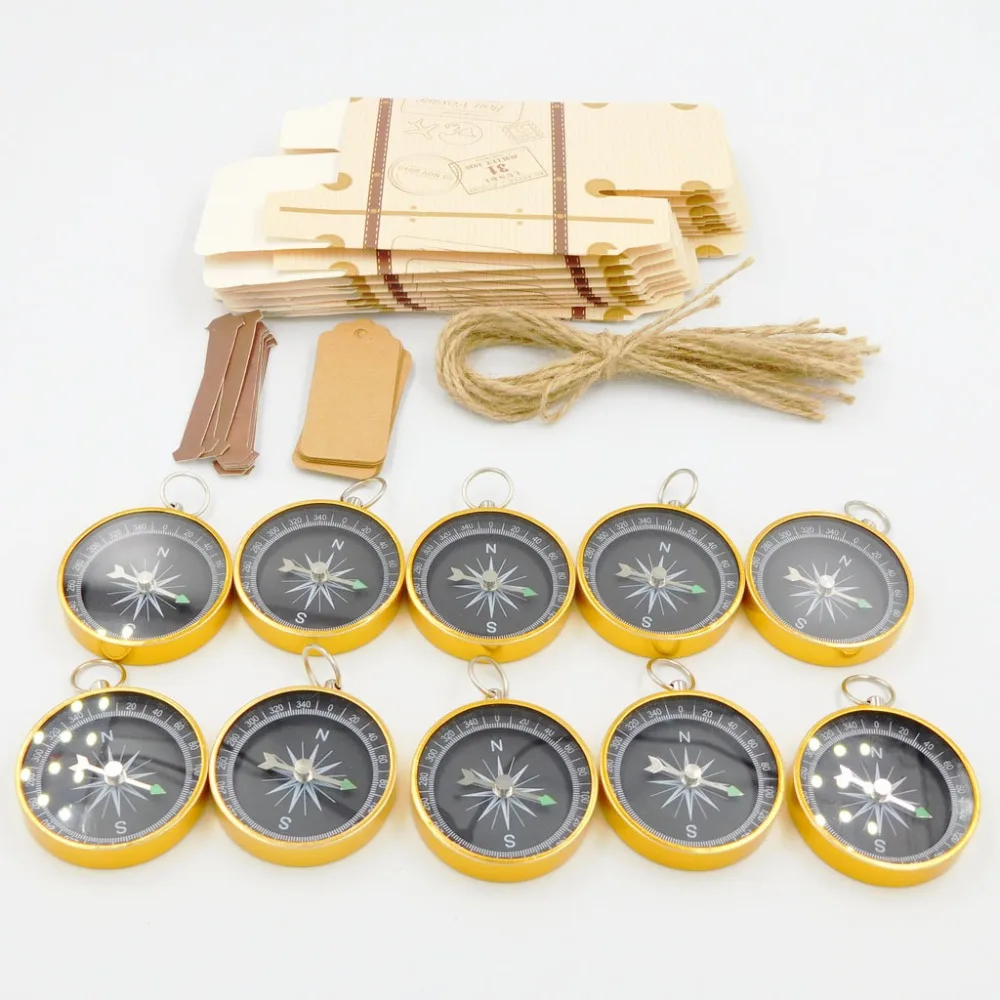 Подарочная коробка свадебные сувениры и подарки конфетная с компасом для