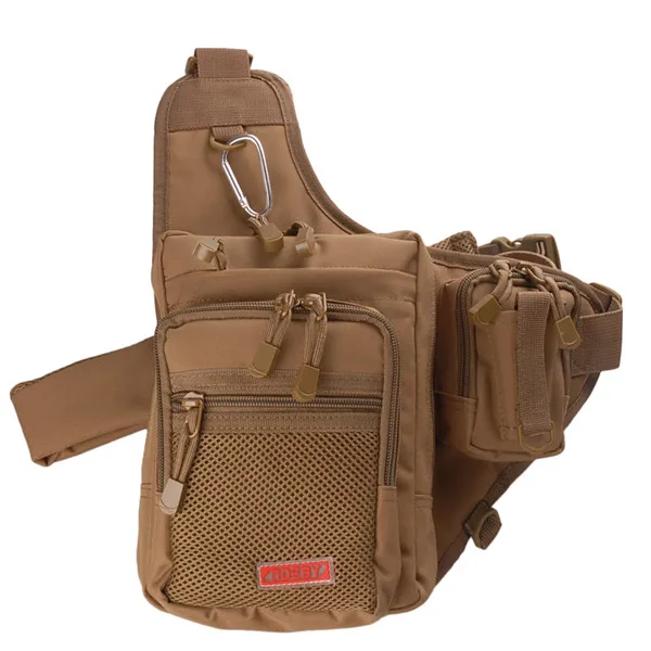 G Noeby Рыбалка Bag23x18x8cm одного плеча рыболовные снасти Водонепроницаемый Рюкзак Сумки из натуральной кожи сумка через плечо сумка-слинг Bolsa Pesca - Цвет: G