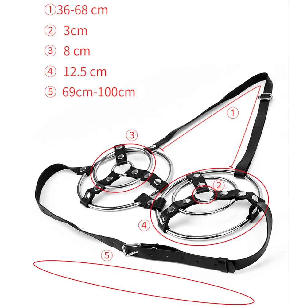 Женский бюстгальтер с вырезами эластичный бандажный на бретельках ошейник