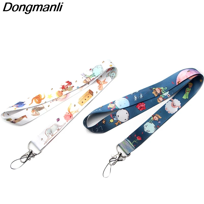 

L3459 Dongmanli Little Fox and Prince Lanyards For keychain ID Card Pass Mobile Phone USB Badge Holder Hang Rope Lariat Lanyard