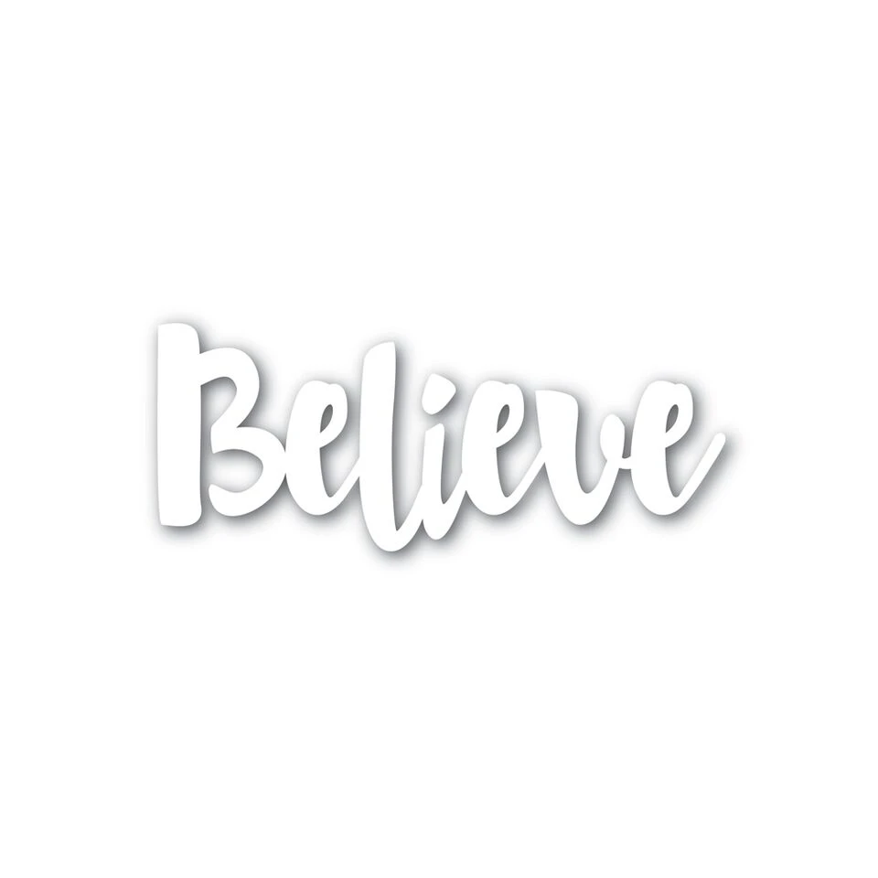 believe Различные дневники слова шаблон металлические Вырубные штампы Трафаретный Скрапбукинг штампы Тиснение Ручной Работы Бумажные карты DIY Шаблоны - Цвет: believe