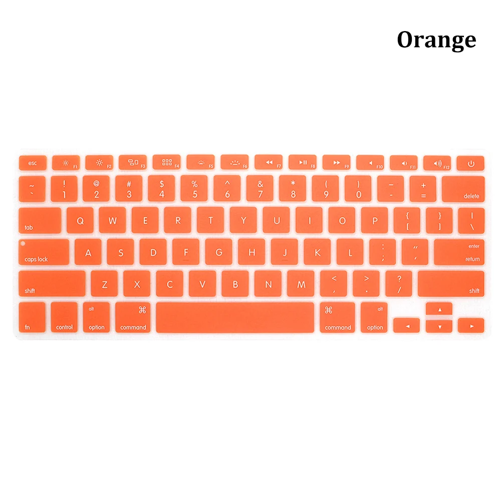 Silicone Soft Keyboard Cover Protector Rainbow Colorful Skin Dustproof For Apple MacBook Air Pro Retina 13" 15" 17"