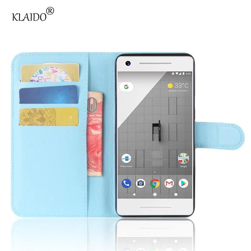 Klaido чехол для Google Pixel 2 кожаный держателя карты Телефон принципиально pixel В виде