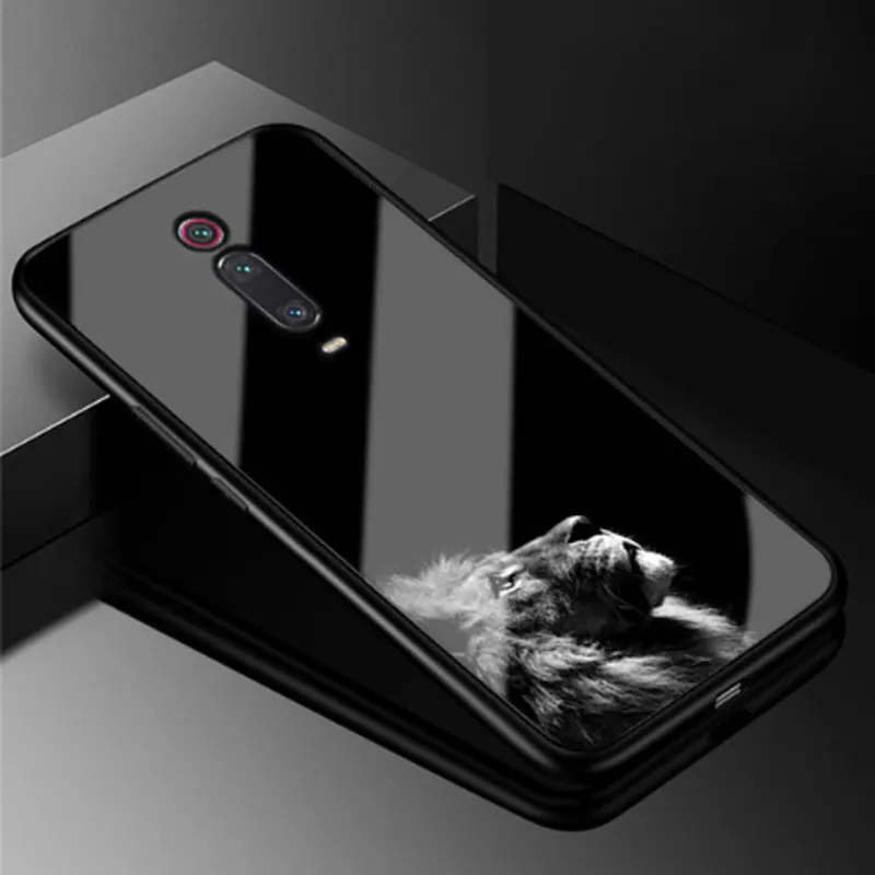 Чехол для Xiaomi mi 9 T Pro, жесткий чехол из закаленного стекла для Xiaomi mi 9 T, мягкий бампер из ТПУ для mi 9 T 9 T Pro mi 9TPro Coque - Цвет: 24