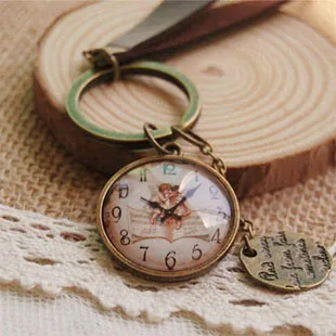 Винтажная цепочка для ключей Древо жизни с Купидоном персонализированные