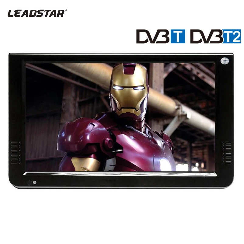 Портативный ТВ LEADSTAR HD 10 дюймовый цифровой и аналоговый СВЕТОДИОДНЫЙ экран
