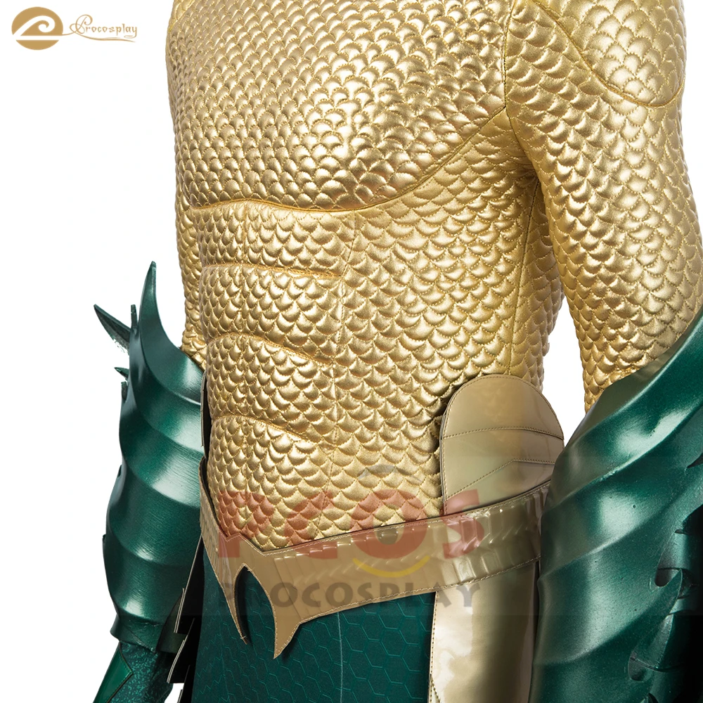 Светло зеленый костюм для косплея king of Atlantis Arthur Curry trident keeper Aquaman ботинки и