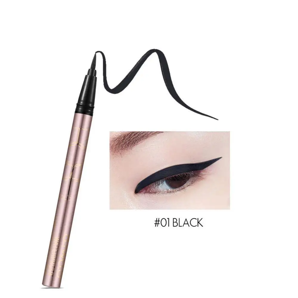 O. TWO. O Professional Водонепроницаемая подводка для глаз Kat Stijl Zwart langdurige Potlood Make Up Cosmetica