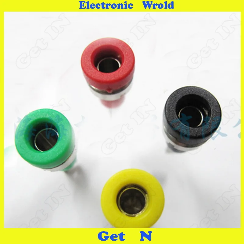 20 шт. 4 мм разъем типа &quotбанан&quot панель крепление из чистой меди клеммы Колонка