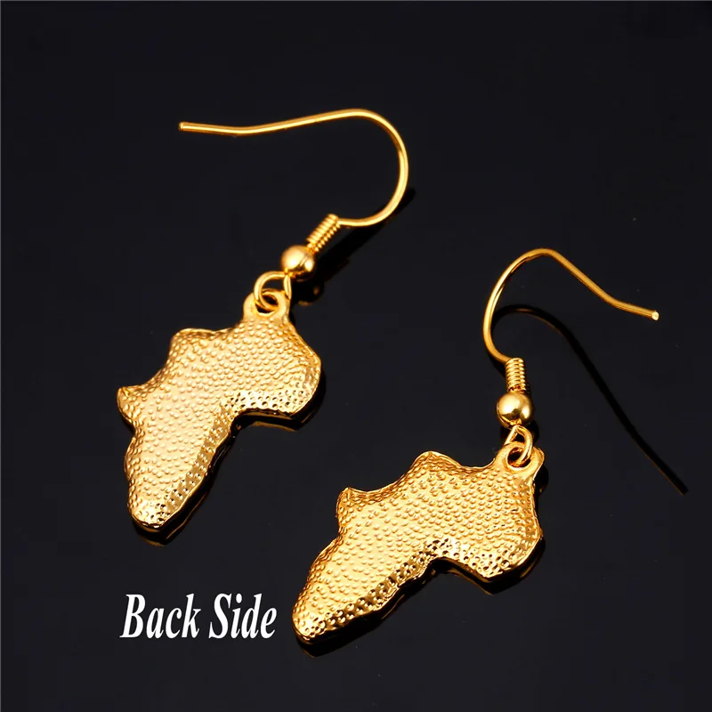 Африканские ювелирные изделия со стразами серьги капли для женщин модные