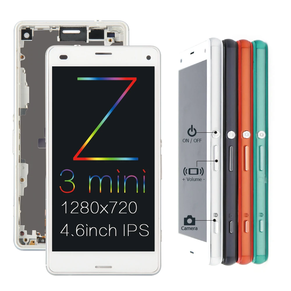 Оригинальный сменный дисплей для SONY Xperia Z3 Compact рамка Mini D5803 D5833 ЖК D6603 D6633|ЖК-экраны