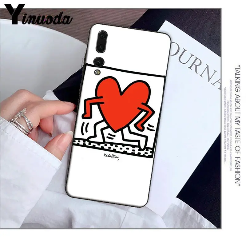 Yinuoda Keith Haring art Роскошные уникальные красочные милые аксессуары для телефонов