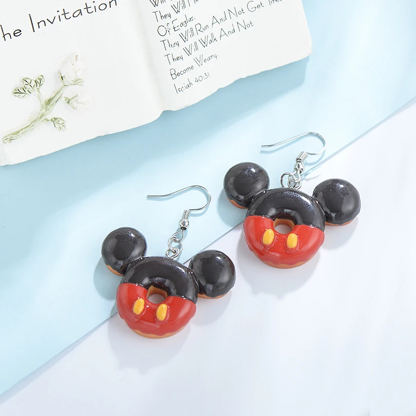 2019 Новые ручной работы Милые Мышь Висячие серьги для женщин Jewelry прекрасный