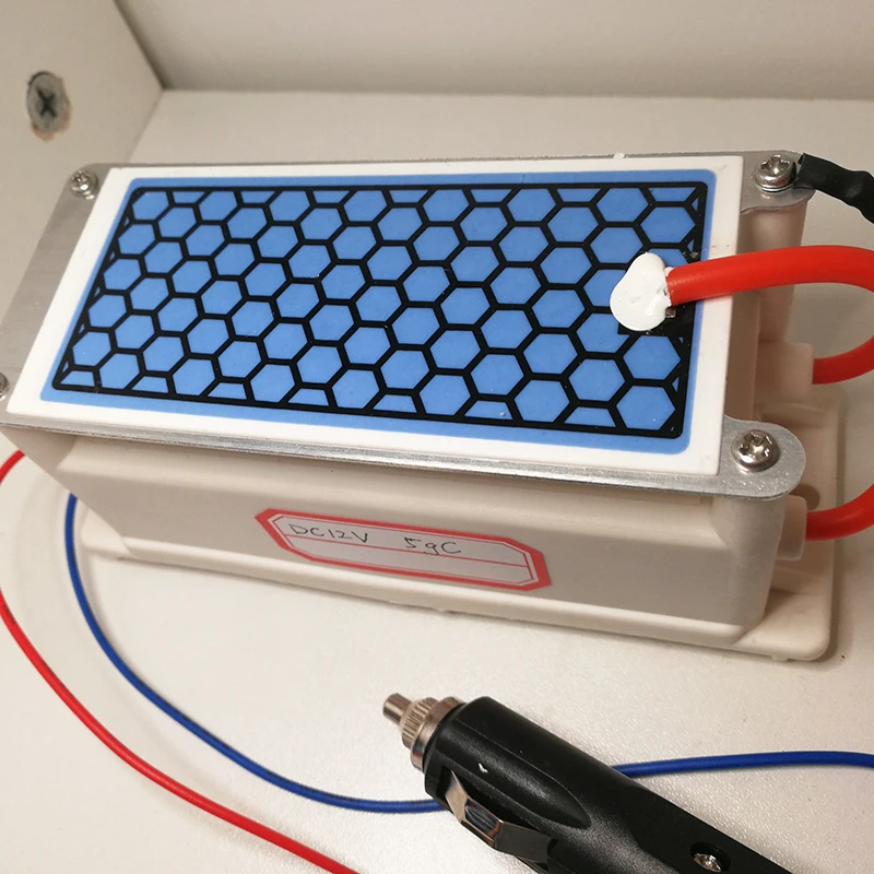 Портативный Керамика генератор озона 220V/12V 5g интегрированный пластины аэризатор