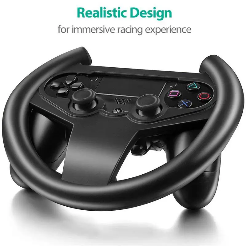 for PS4 Gaming Racing Steering Wheel For Car Driving Controller Playstation 4 Accessories | Электроника