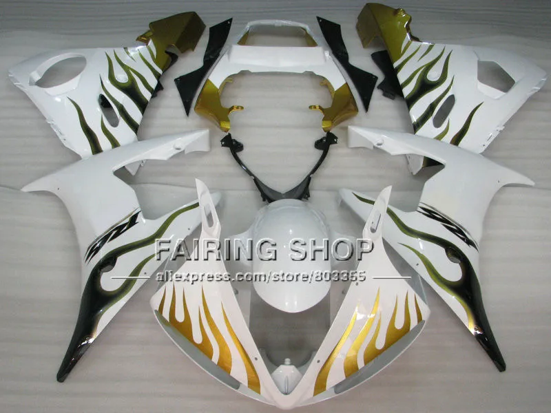 Детали для ремонта кузова мотоцикла YAMAHA R6 Обтекатели с глянцевым красным