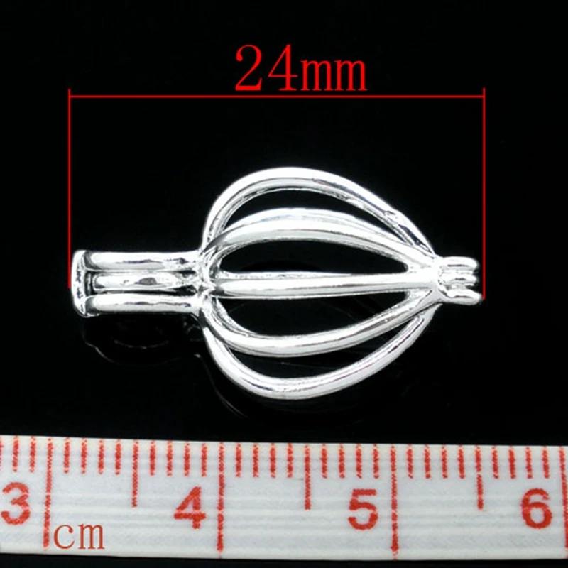 5pcs 24mmx13mm LASPERAL 20 шт золотые серебряные кулоны, подвески бусины в каркасе кулон для женщин мужчин DIY ожерелье бусины для изготовления бижутерии держатель аксессуары - Окраска металла: 5pcs 24mmx13mm