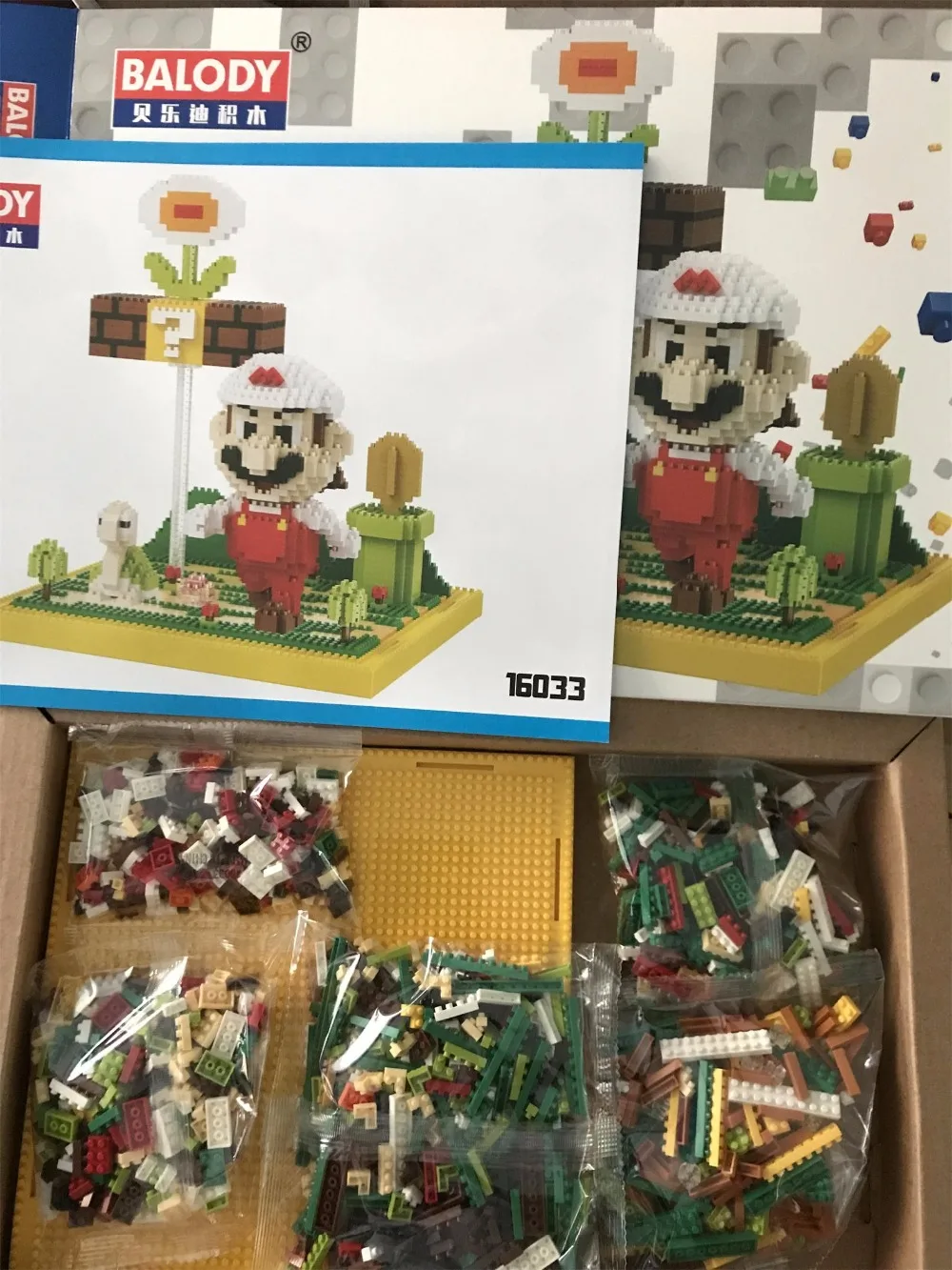 Блоки Balody милые фигурки Mario модель brinquedo Luigi Строительные кирпичи детские игрушки