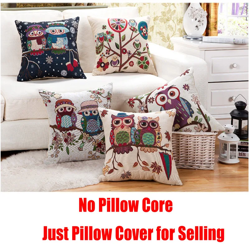 45x45 см Декоративные Винтажные льняные наволочки в виде цветка животного для