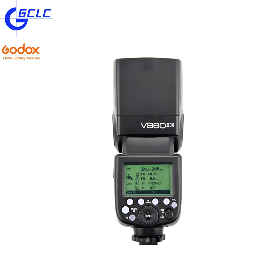 Godox Винг V860II Вспышка Speedlite петлицы с литий ионный Батарея быстро 2.4g беспроводное