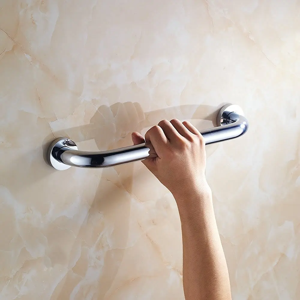 Поручни латунь Домашний Уход 12 дюймовый Современный полированный хром|grab bar|brass