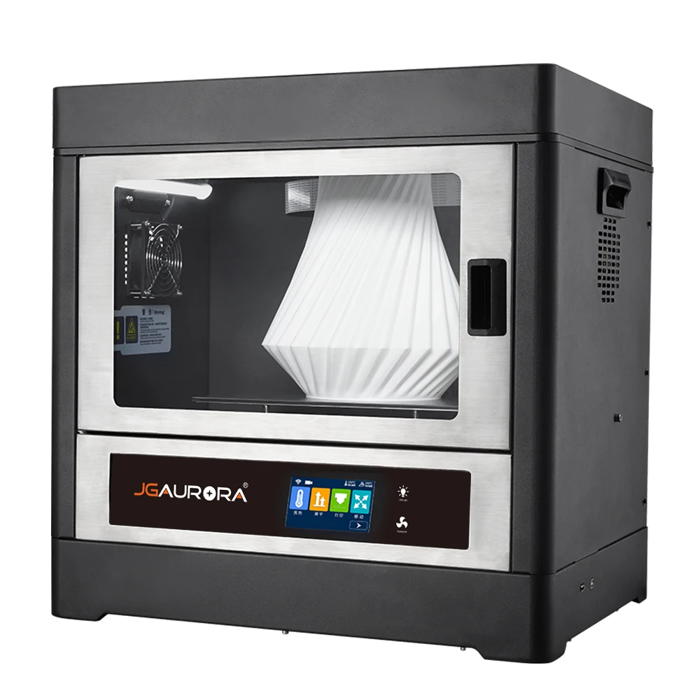JGMaker A8S Industrial 3D Printer Fully Closed Metal Frame Large Print Size 350*250*300mm Dual Motor JGAURORA