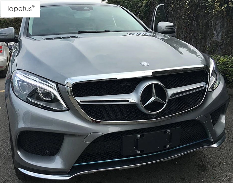 Аксессуары Lapetus для Mercedes Benz GLE ( W116) 2015 2016 2017 Передняя головка решетка гриль крышка