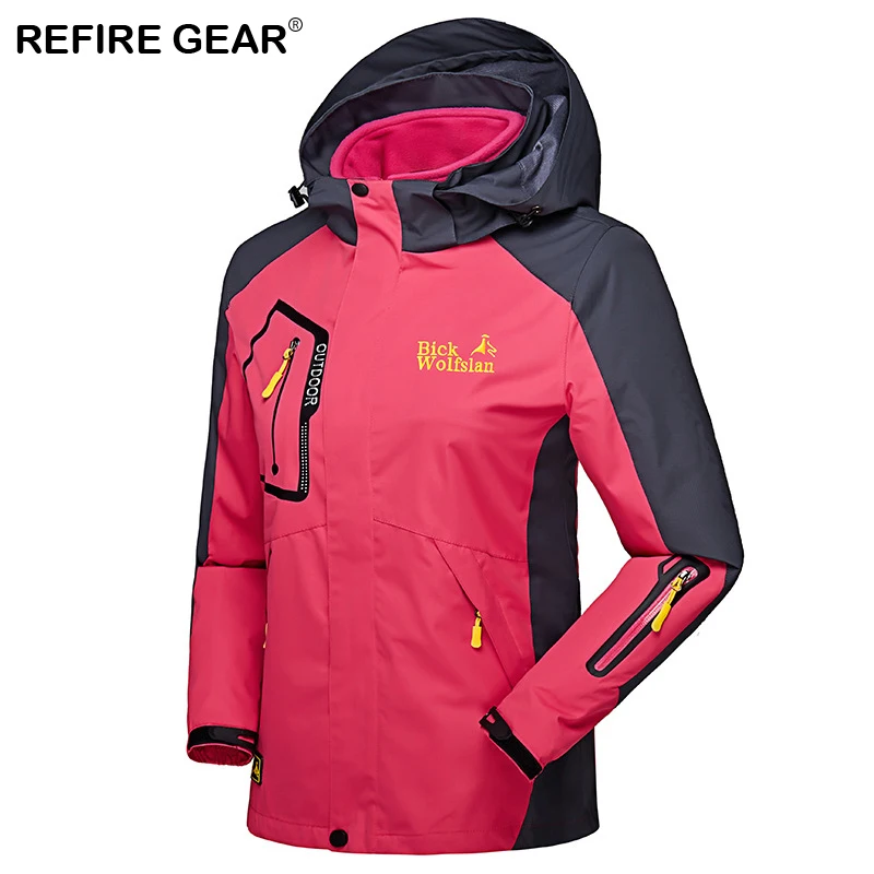 ReFire Gear Осенняя уличная охотничья одежда куртки женская теплая ветровка верхняя